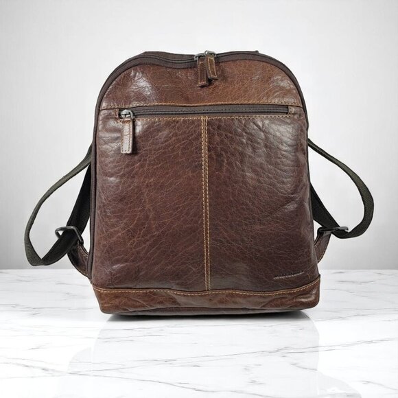 Jack Georges Leather Backpack – Rugged, Refined & Ready for Anything - Picture 1 of 12